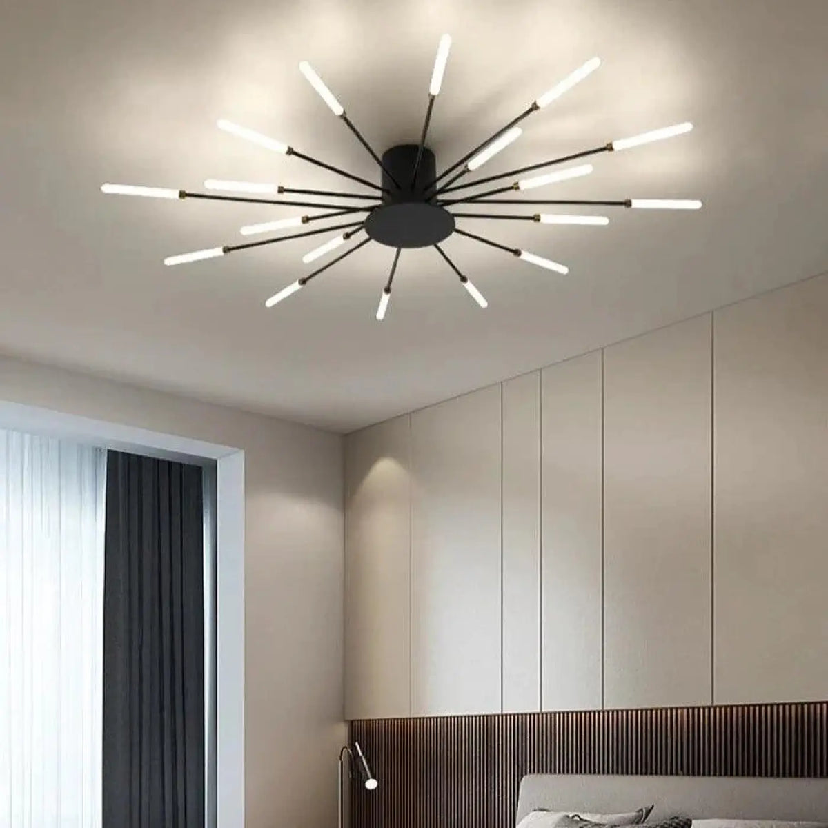 Plafonnier à Tubes Lumineux Rayonnants – Fiva