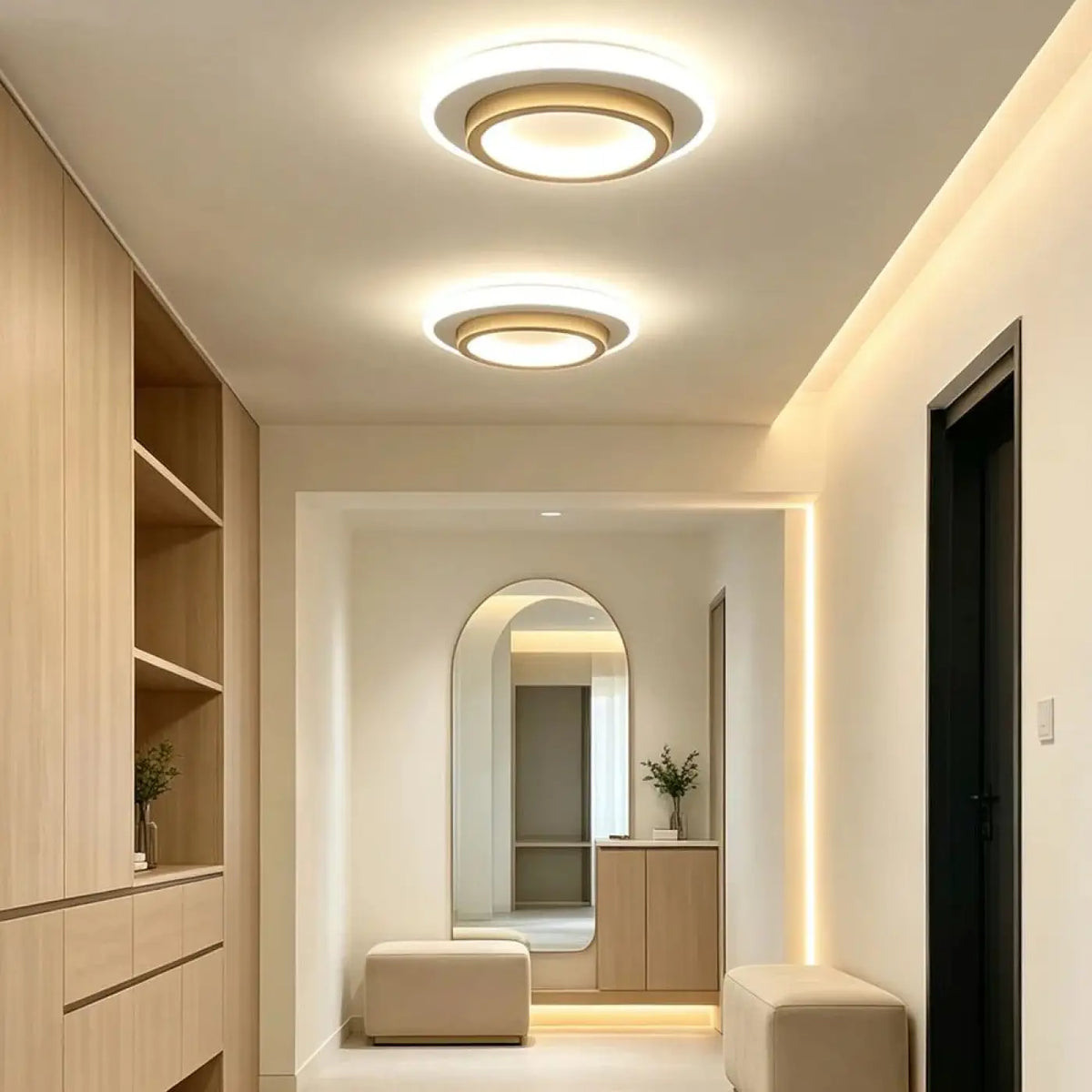 Plafonnier LED Rond Épuré – Mévo