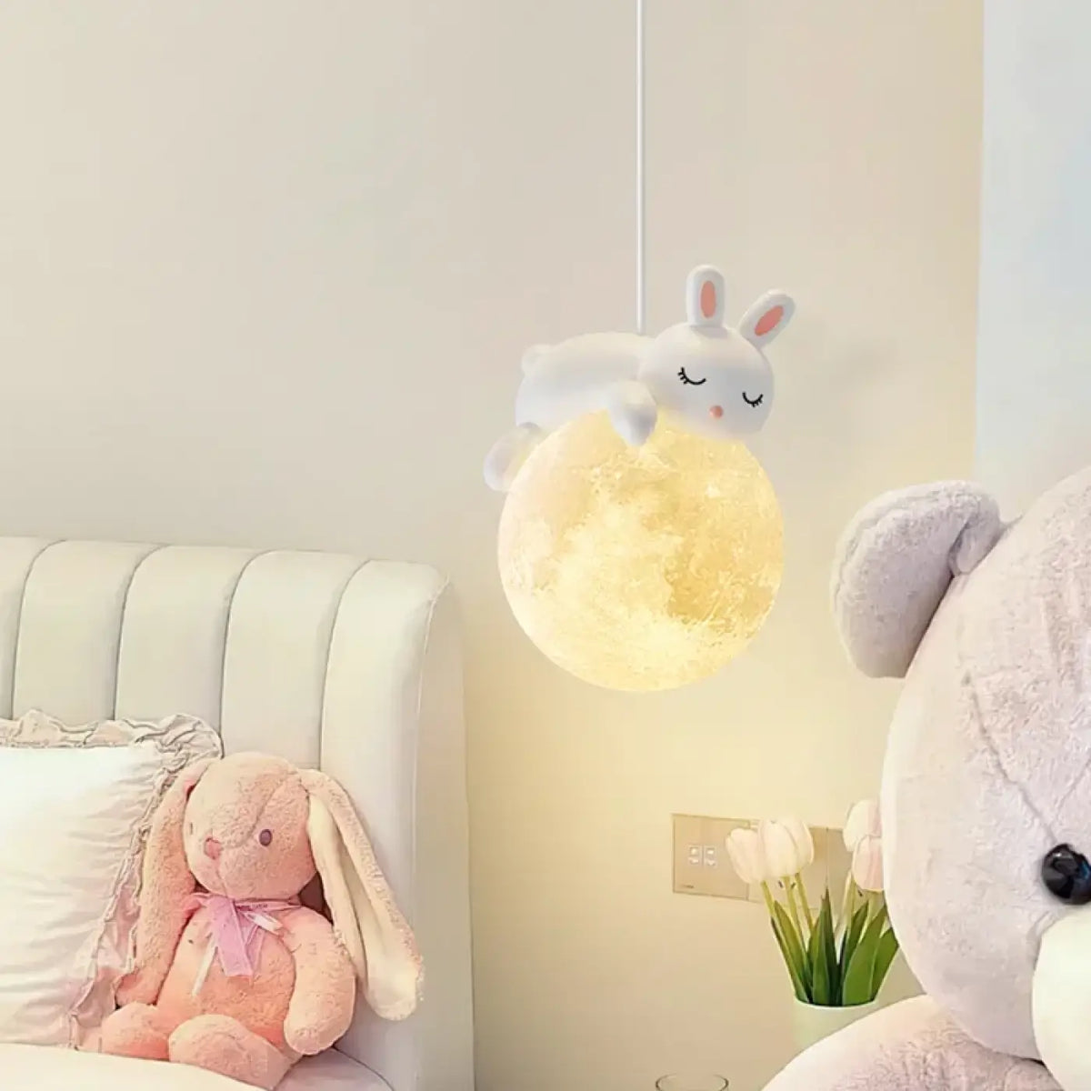 Suspension Boule LED Animaux pour Enfant – Rodane