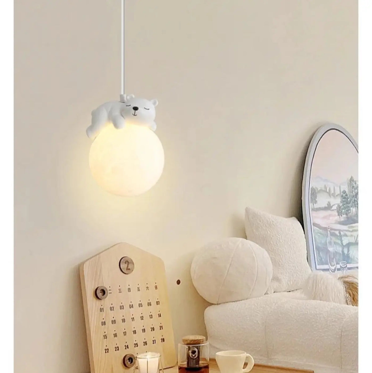 Suspension Boule LED Animaux pour Enfant – Rodane