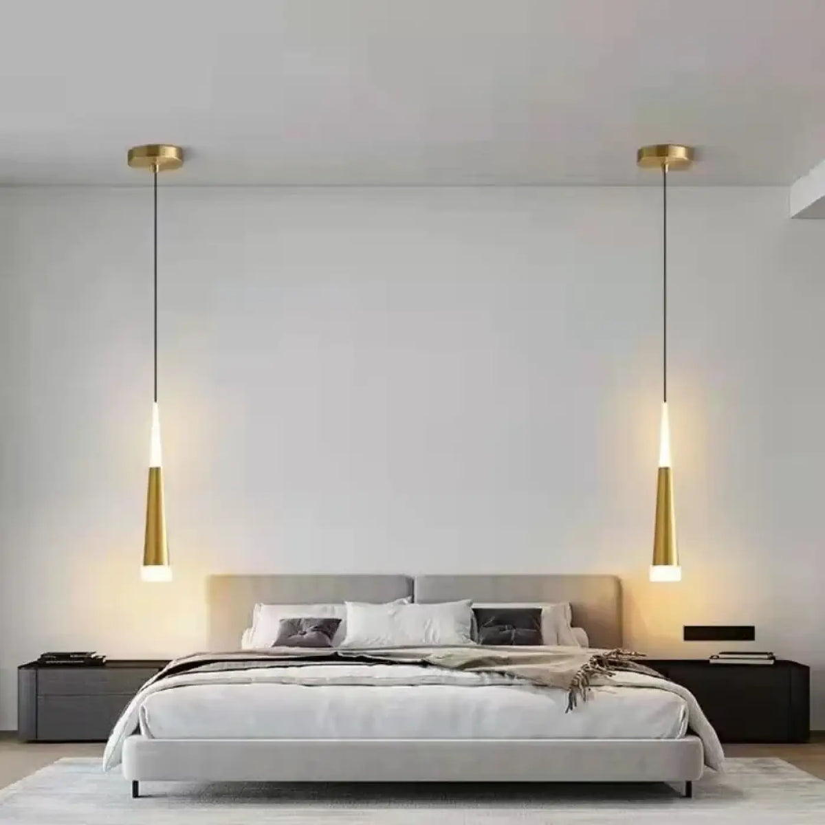 Suspension Cône Minimaliste pour Chambre – Vilia