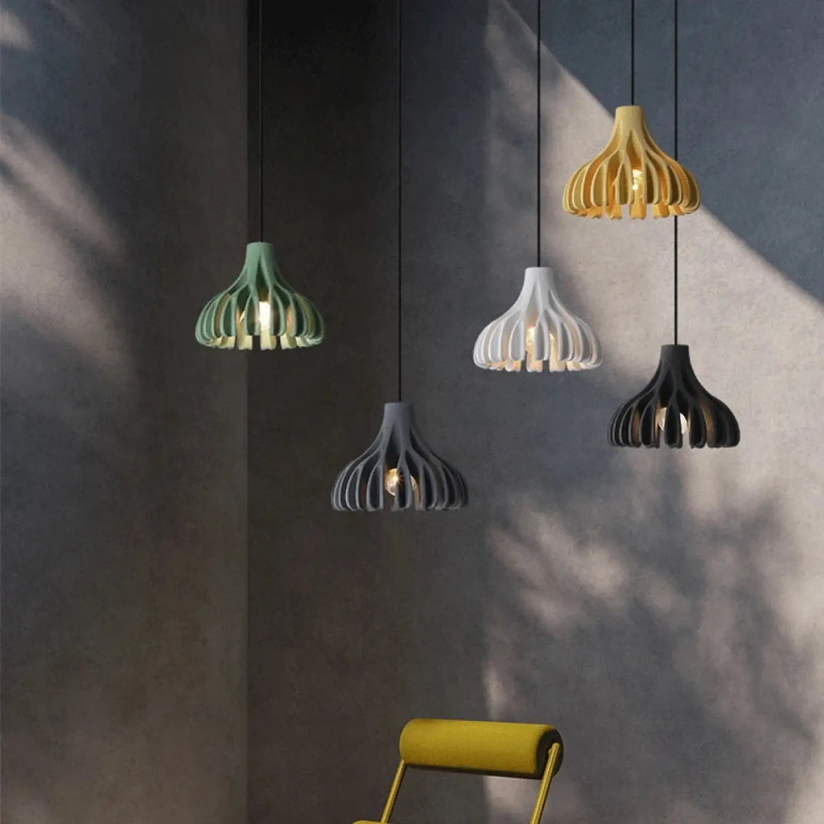 Suspension en Bois et Couleur Contemporaine – Tovette