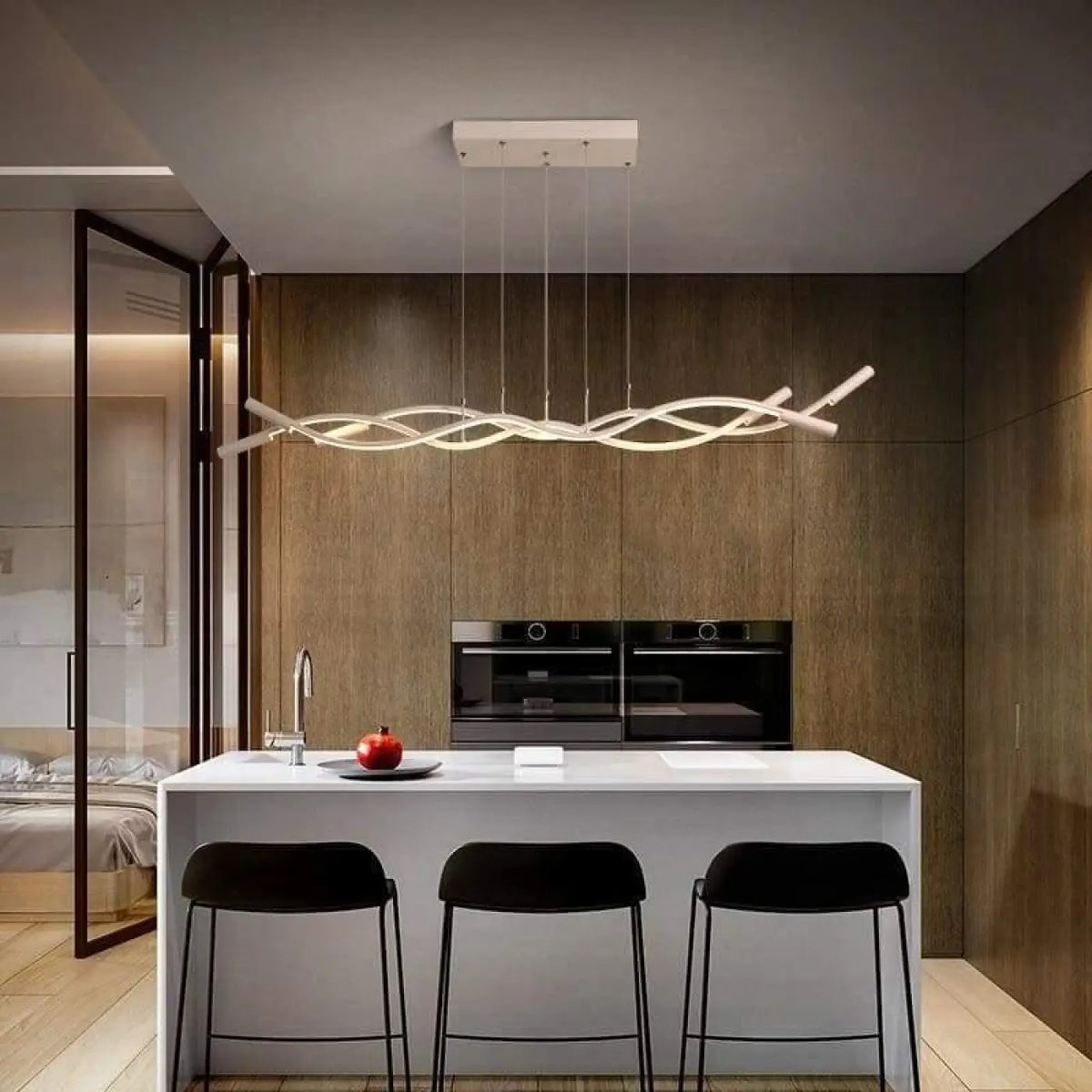 Suspension Cuisine Design Linéaire – Plosio