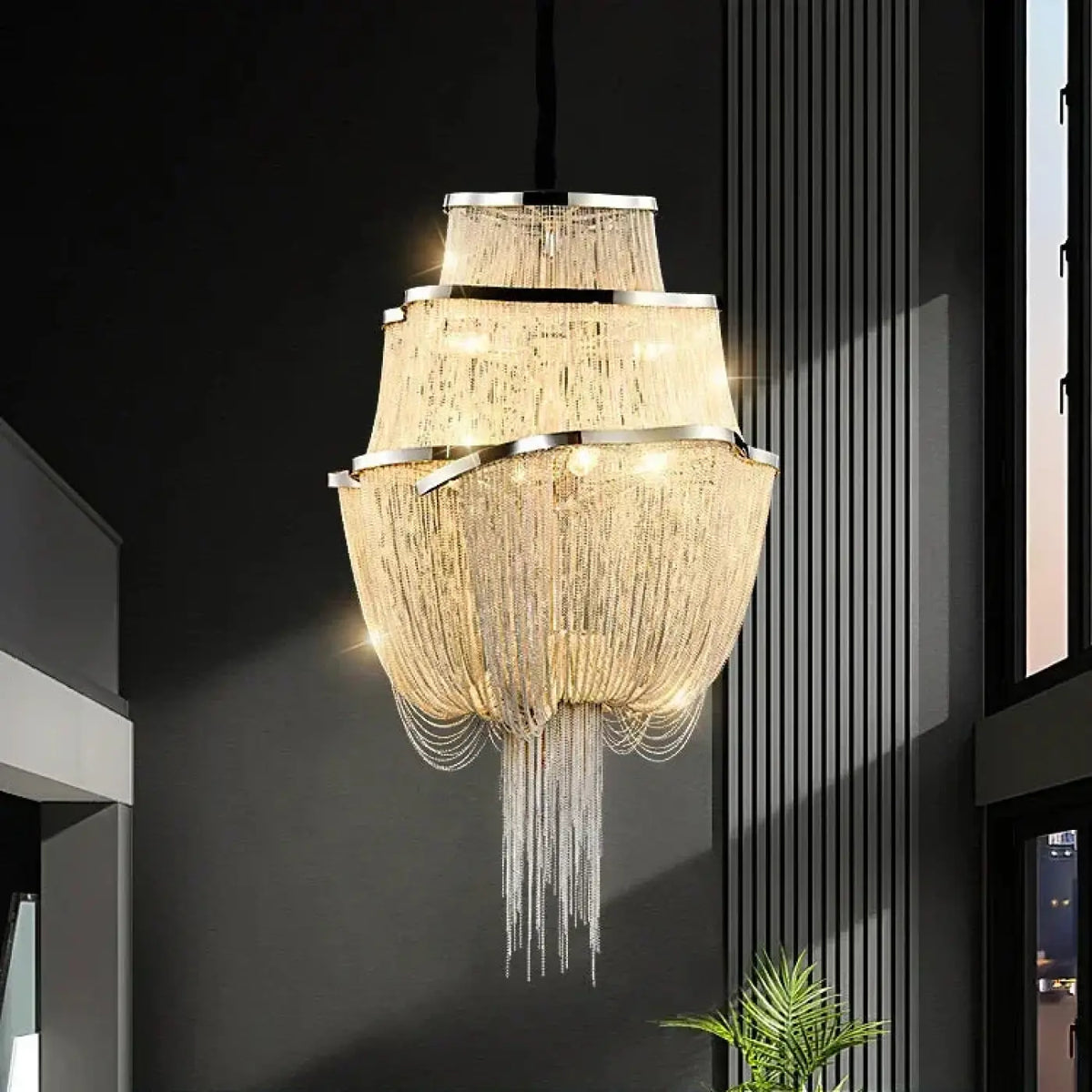 Suspension Design à Chaînes Grand Format – Fiselle