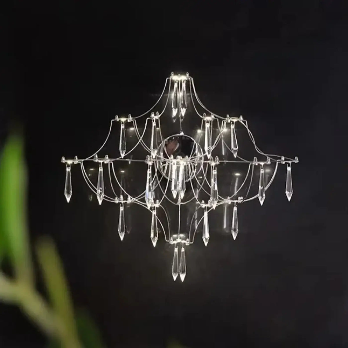 Applique Murale en Cristal et Verre – Rovane