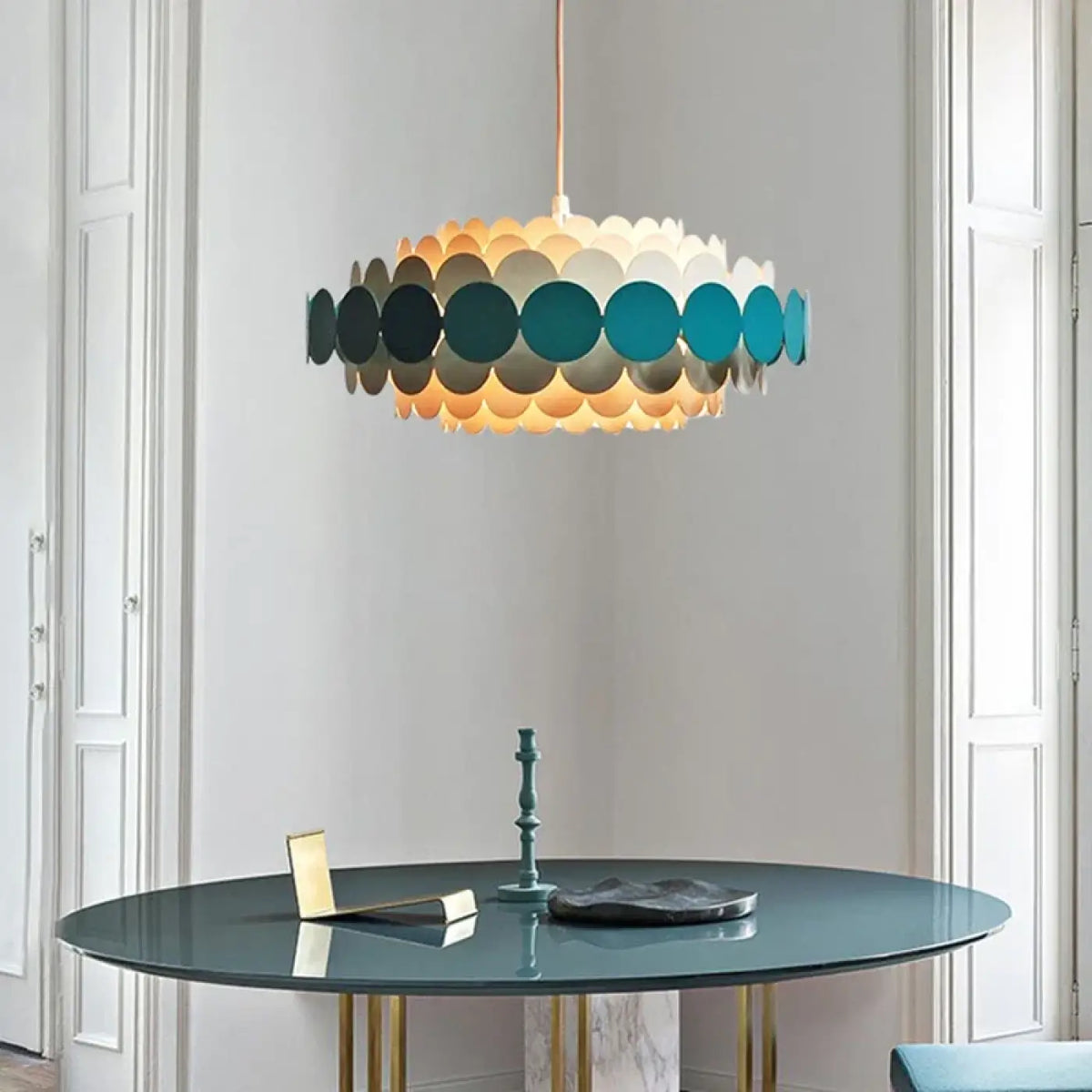 Suspension Design Sculpturale Colorée – Sinette