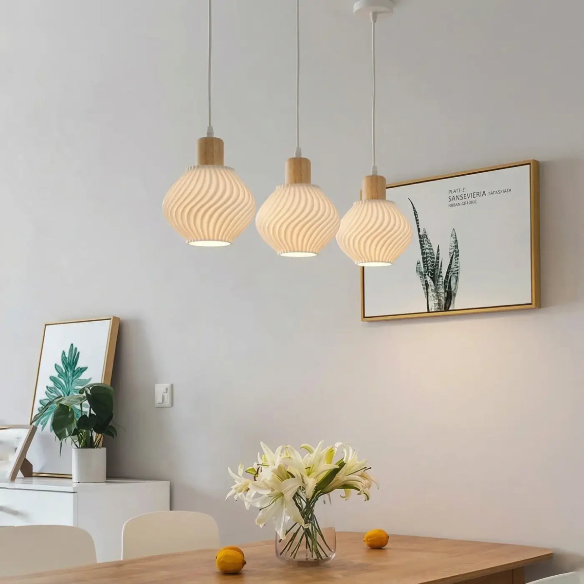 Suspension Abat-Jour Sculpté – Damis
