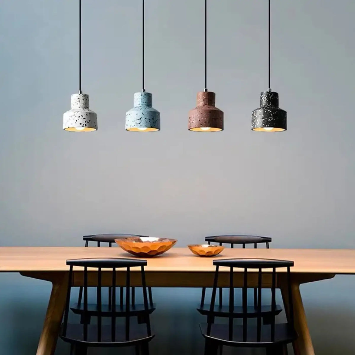 Suspension Cloche Effet Terrazzo – Fanette