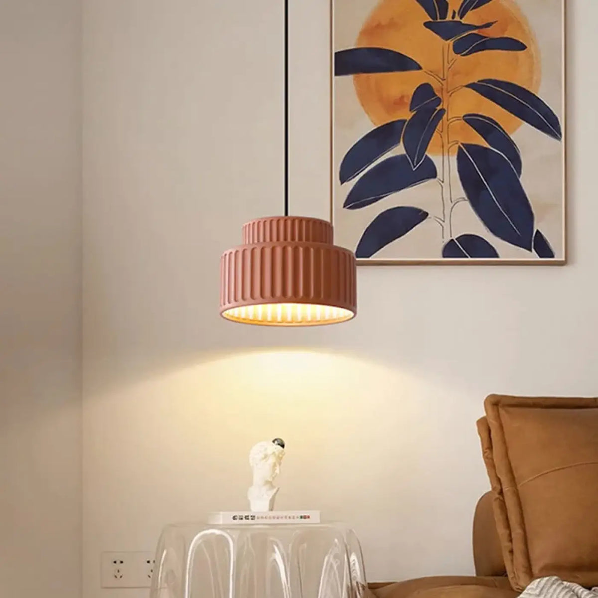 Suspension Abat-jour Plissé Scandinave – Ridel