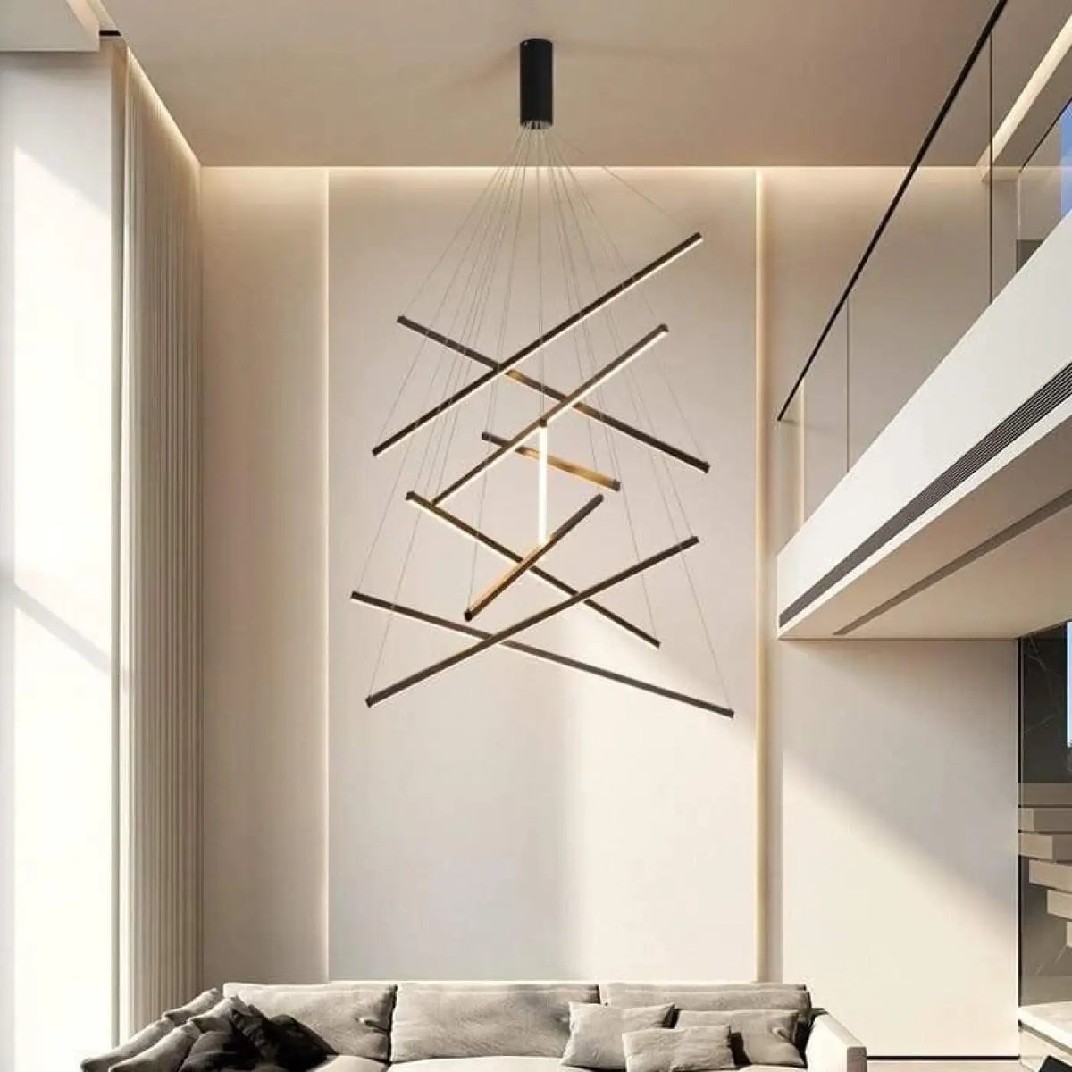Suspension Grande Hauteur pour Escalier – Dero