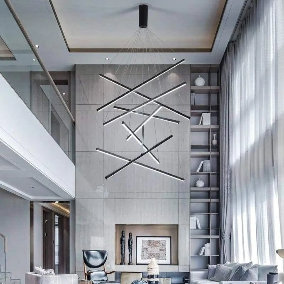 Suspension Grande Hauteur pour Escalier – Dero