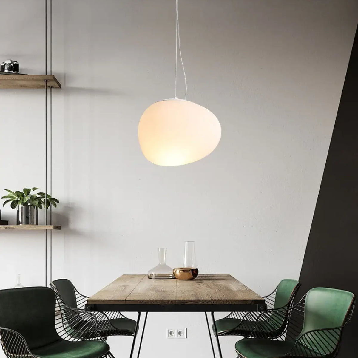 Suspension LED Blanche Moderne – Rovelle