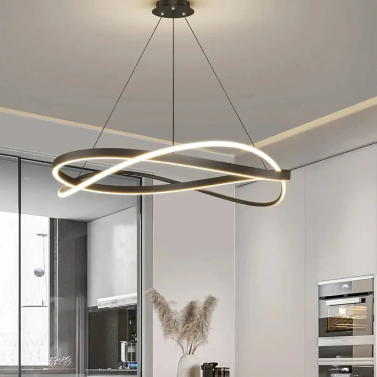 Suspension LED Sculpturale Organique – Mavelle