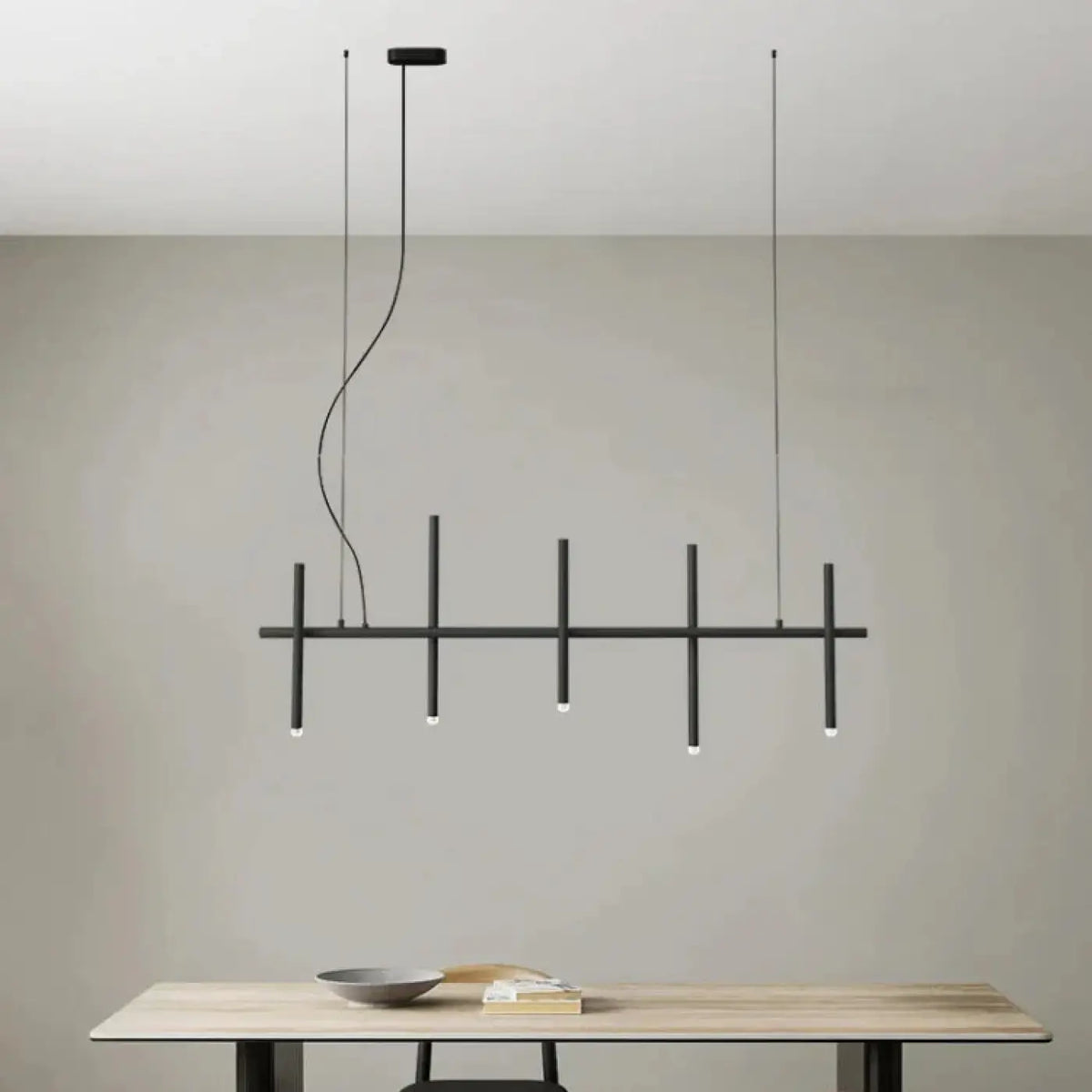 Suspension Longue à 6 Sources pour Table – Tovon