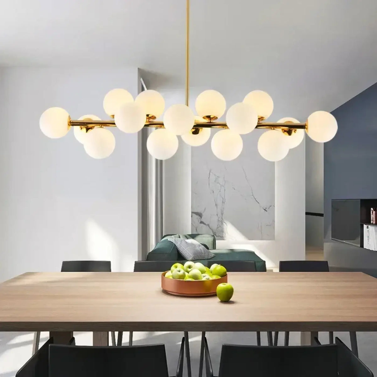 Suspension Boules Blanches LED – Ério