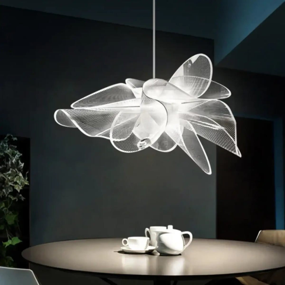 Suspension Blanche Minimaliste – Plina