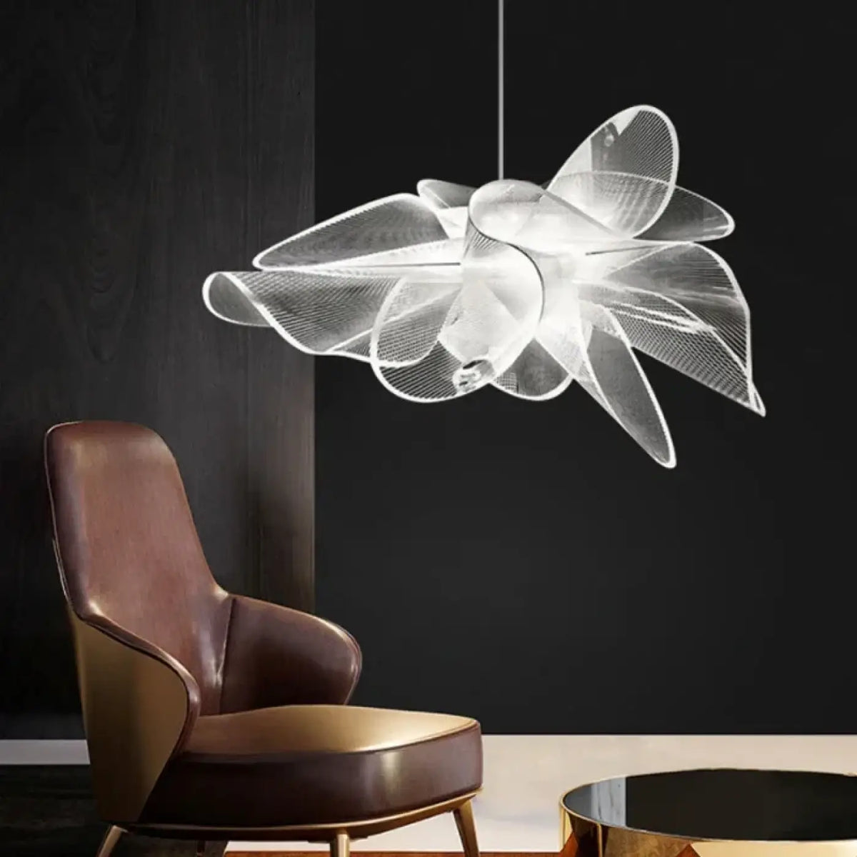 Suspension Blanche Minimaliste – Plina