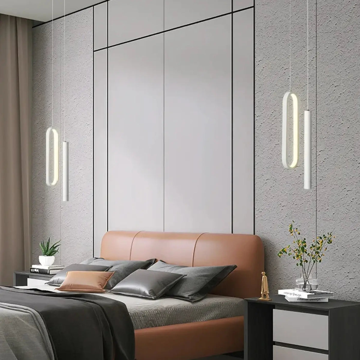 Suspension Blanche Nordique pour Chambre – Odane