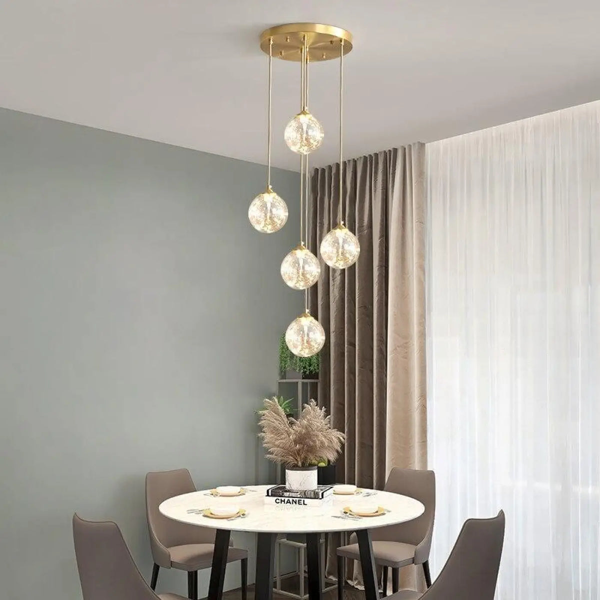 Suspension Boule en Verre – Rolia