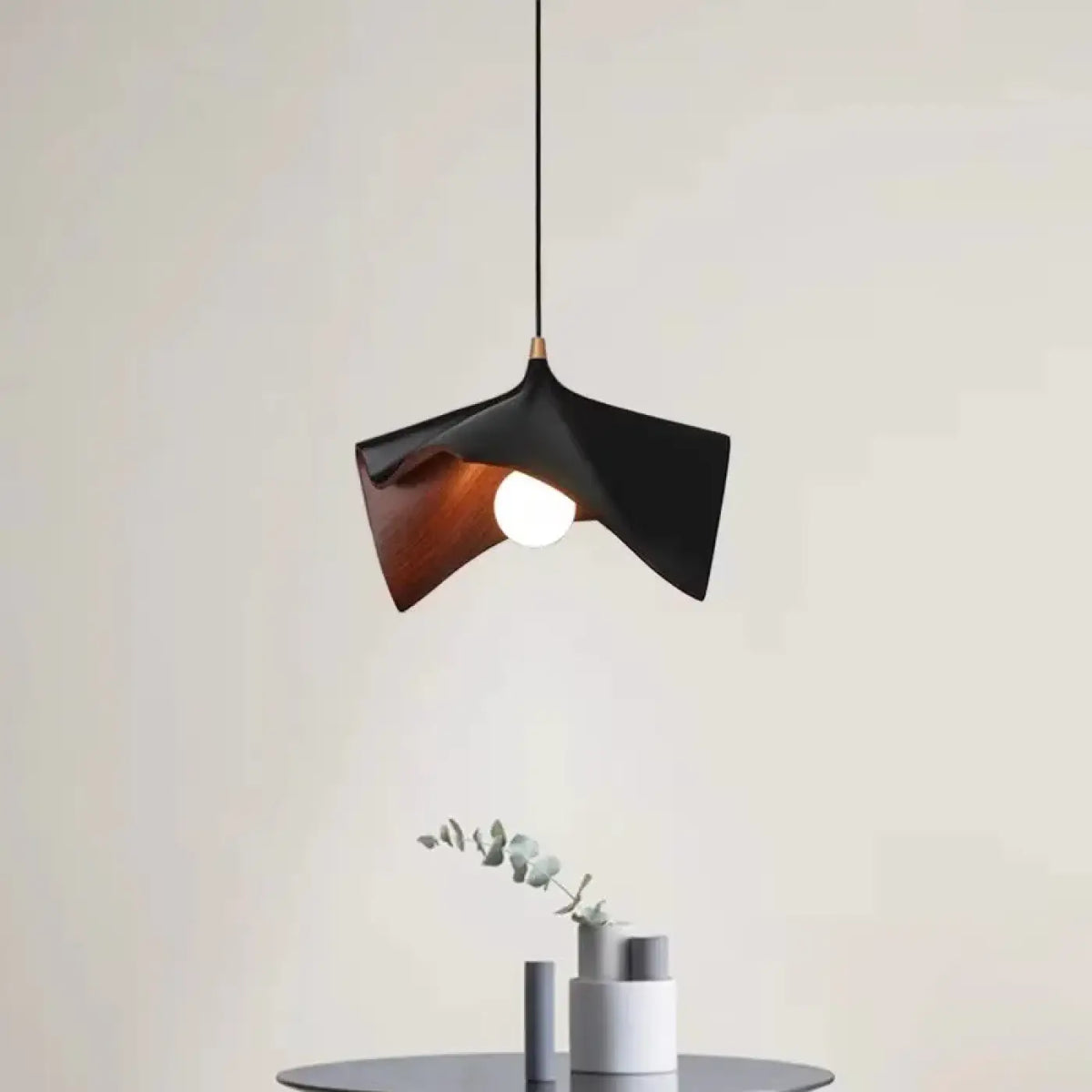 Suspension Contemporaine Finition Bois – Sonio