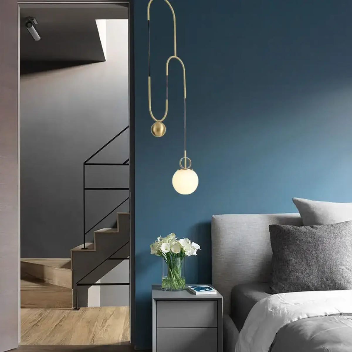 Suspension Design Verticale Courbes Fluides – Lorel