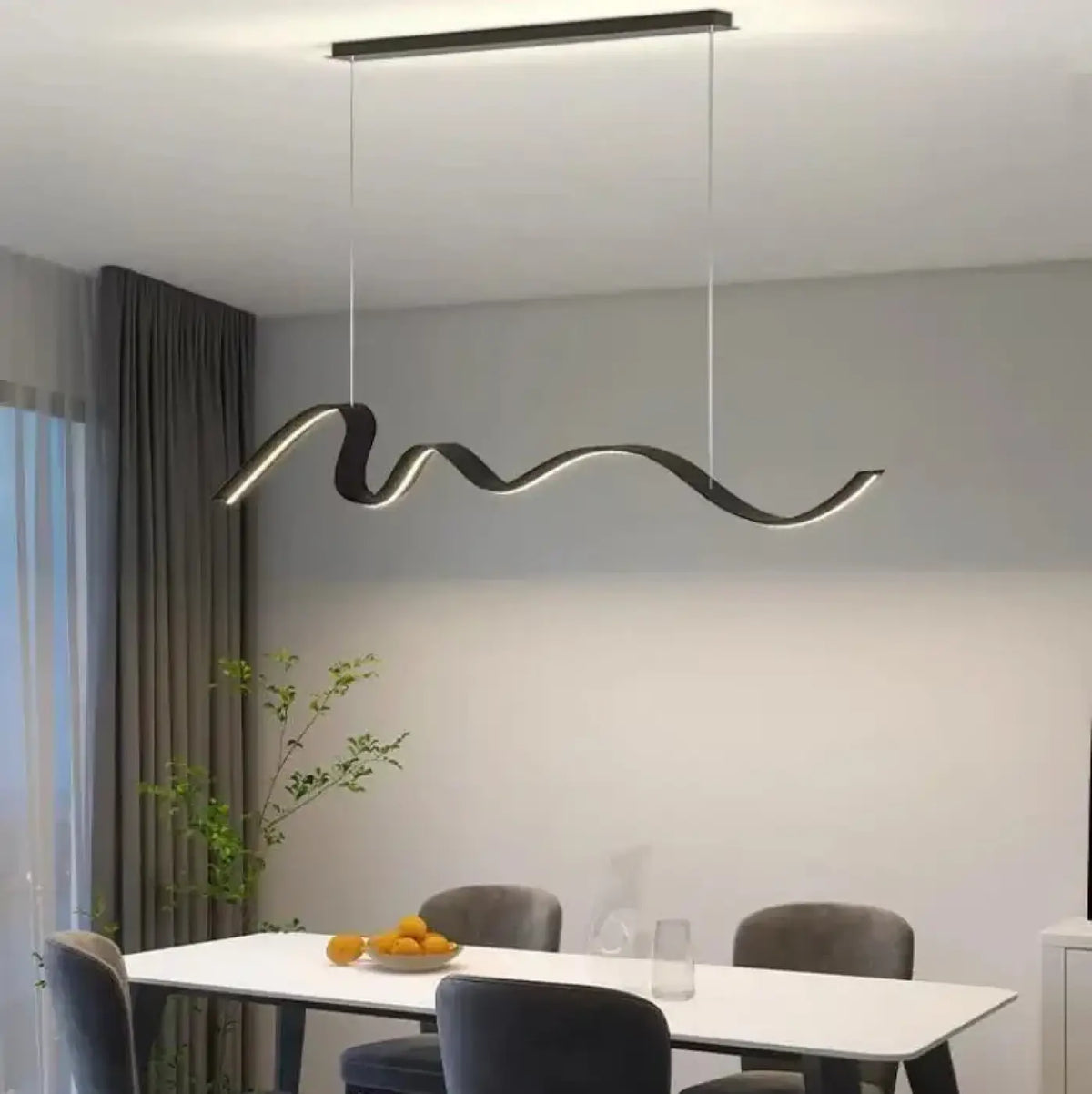 Suspension Ondulée LED Design – Vinel