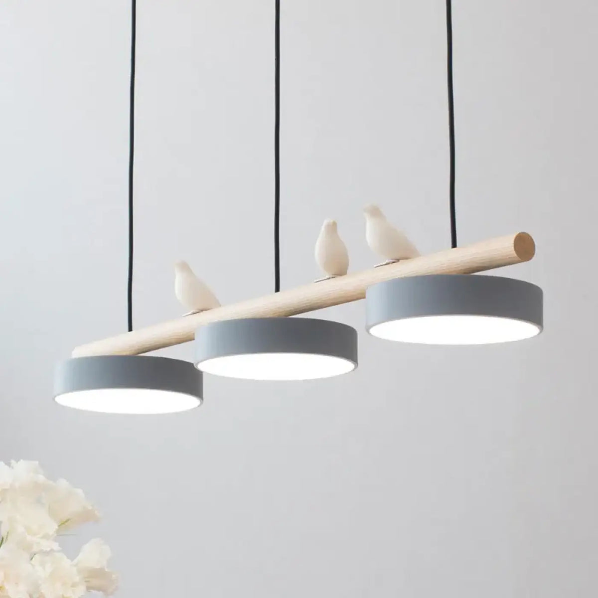 Suspension Scandinave Oiseaux en Bois – Lasio