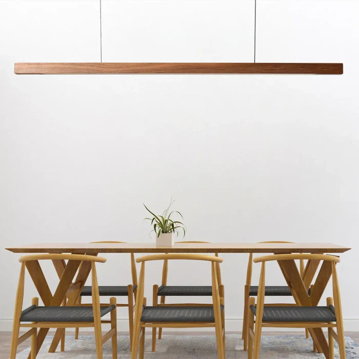 Suspension LED Effet Bois – Asis