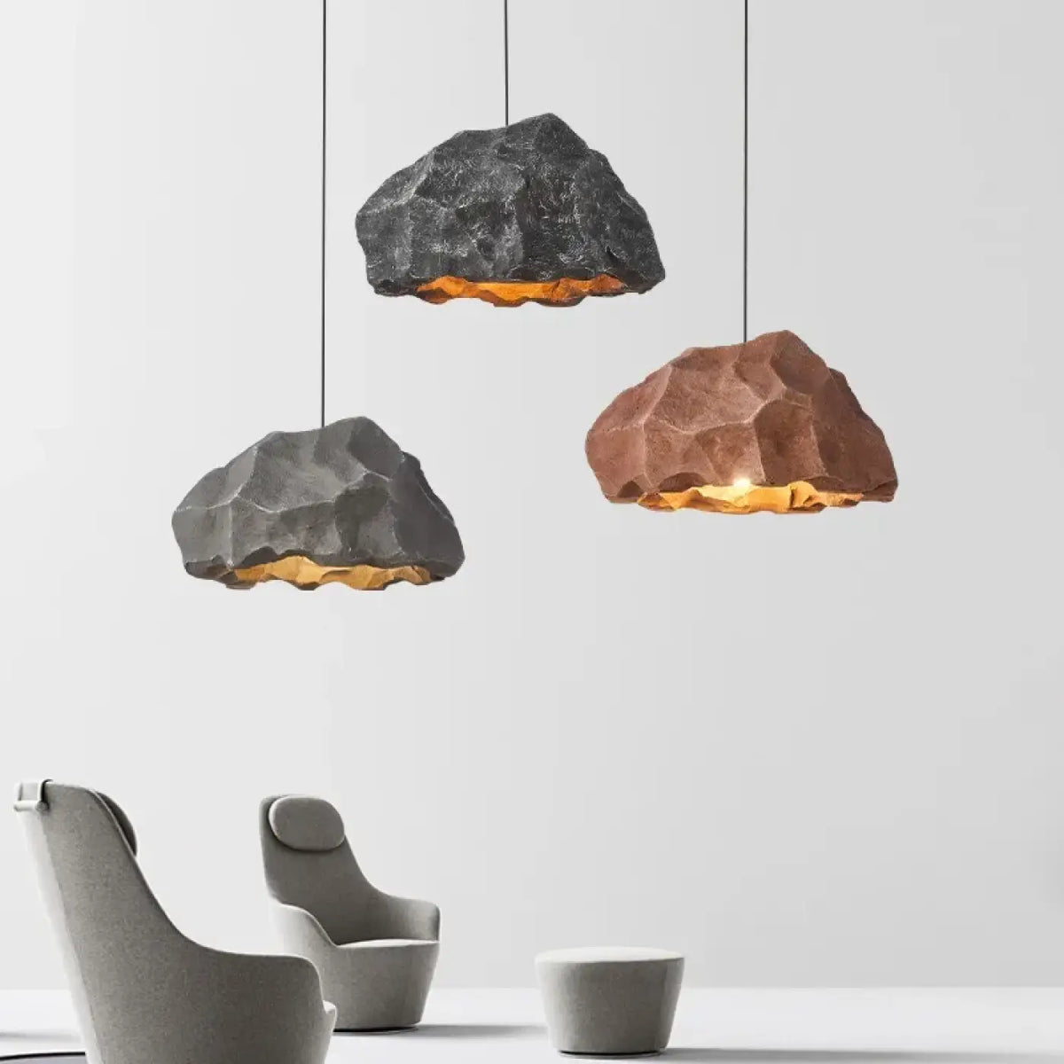 Suspension Effet Rocher Moderne – Tovane