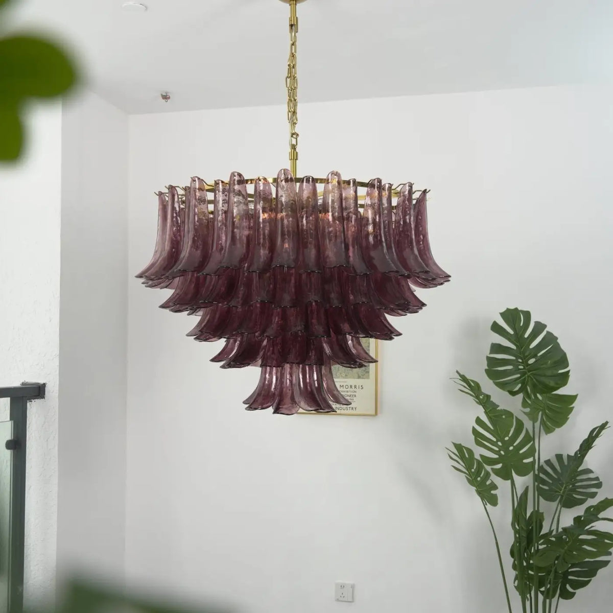 Suspension Art Déco en Verre Soufflé – Tivon