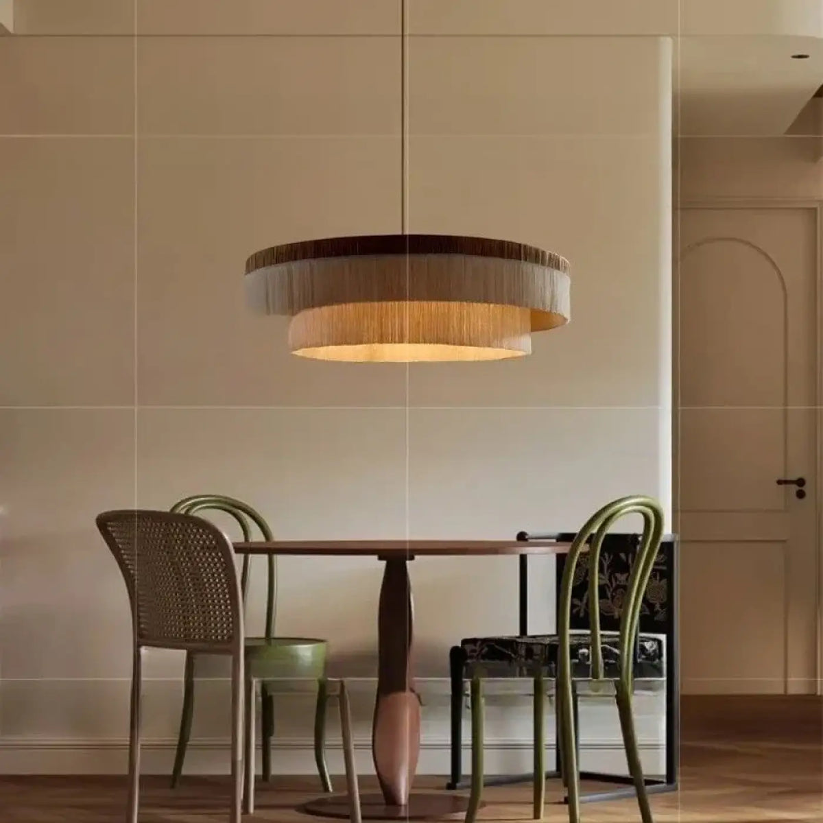 Suspension LED en Bois pour Salle à Manger – Vomel