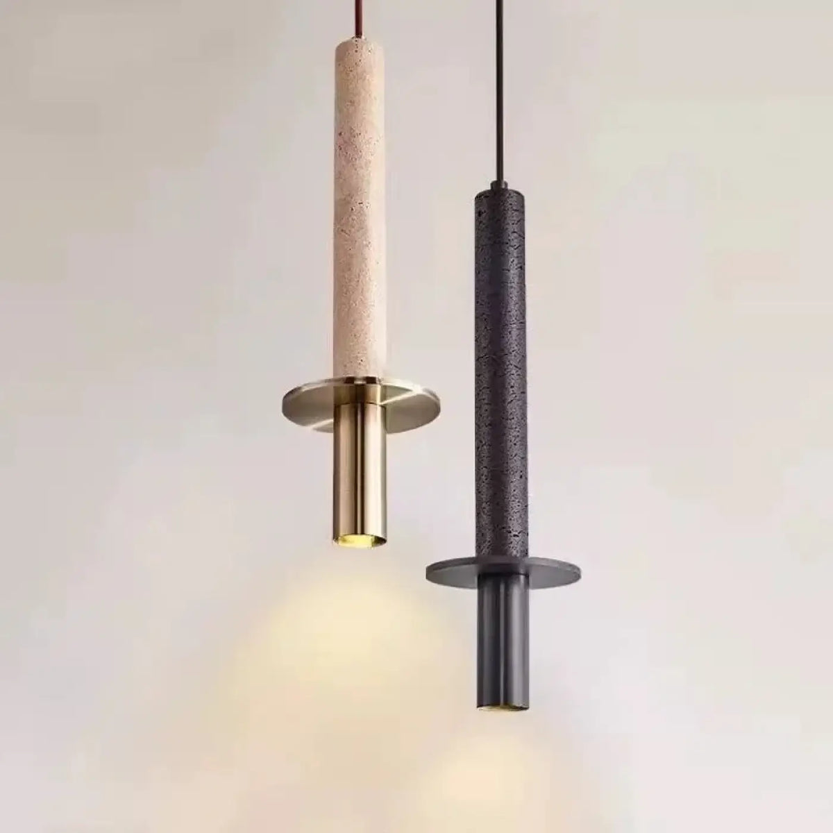 Suspension Minimaliste en Pierre Naturelle – Nasel