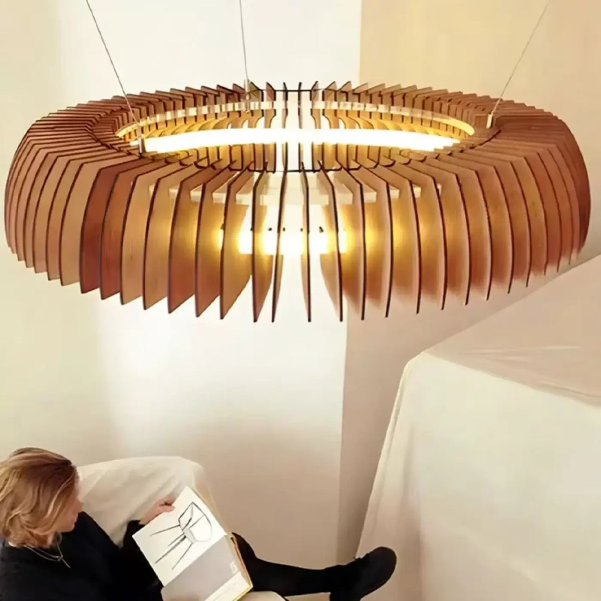 Suspension Design Aérienne en Bois – Tranel