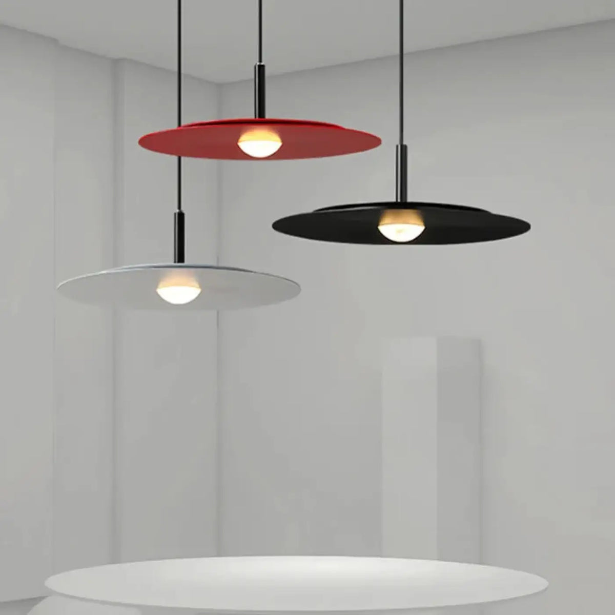 Suspension Disque Plat Minimaliste – Vidio