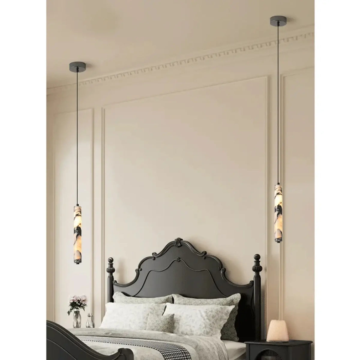 Suspension LED Moderne en Marbre – Zerine