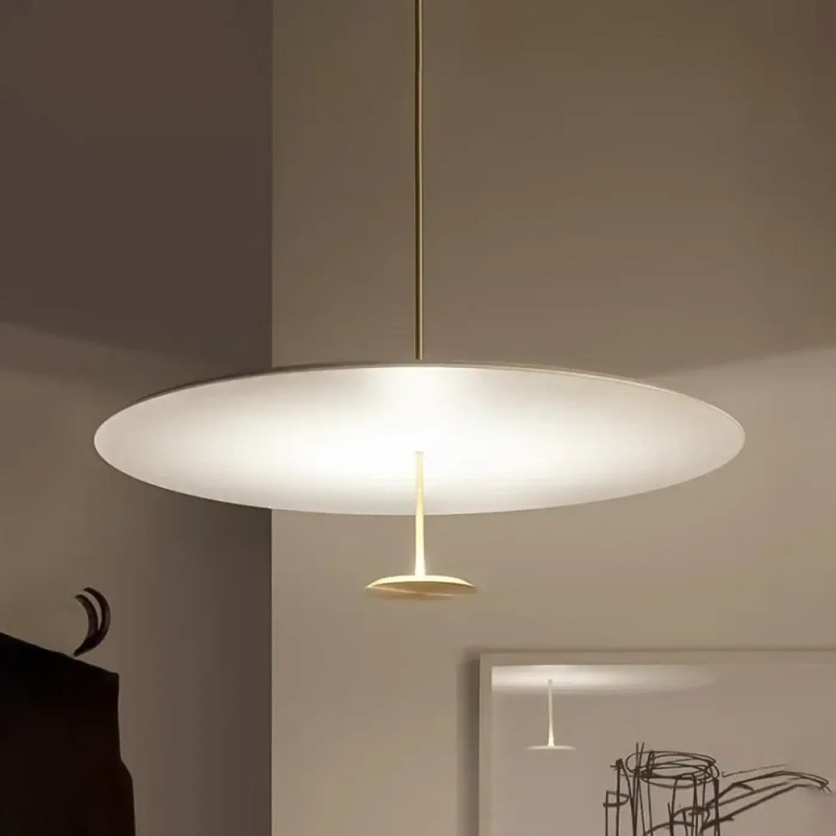 Suspension Moderne Disque Plat – Devan