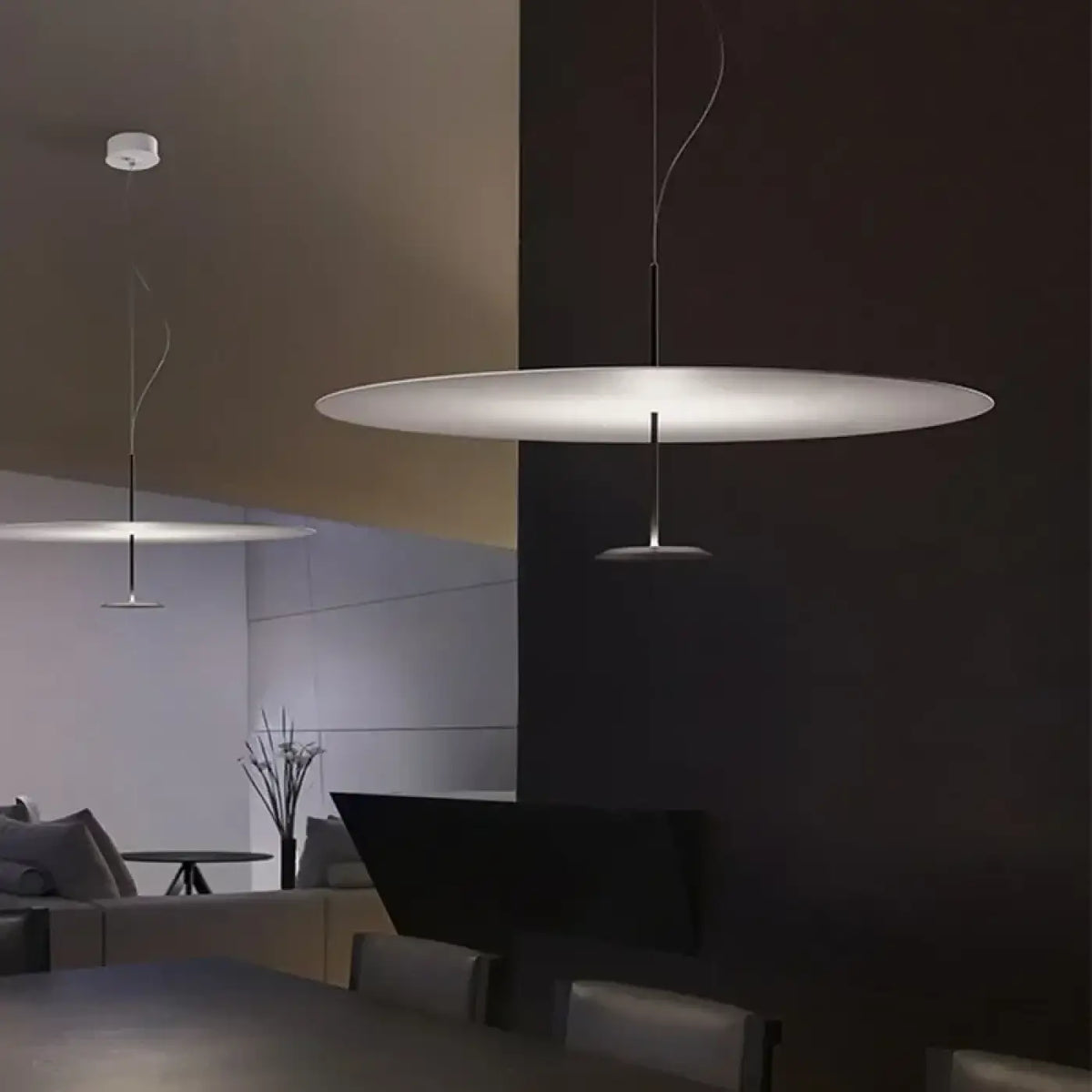 Suspension Moderne Disque Plat – Devan