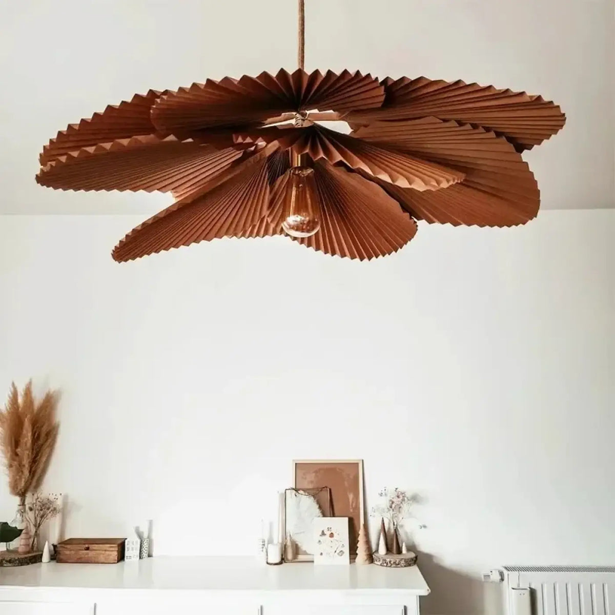 Suspension en Papier Marron Bohème – Féma