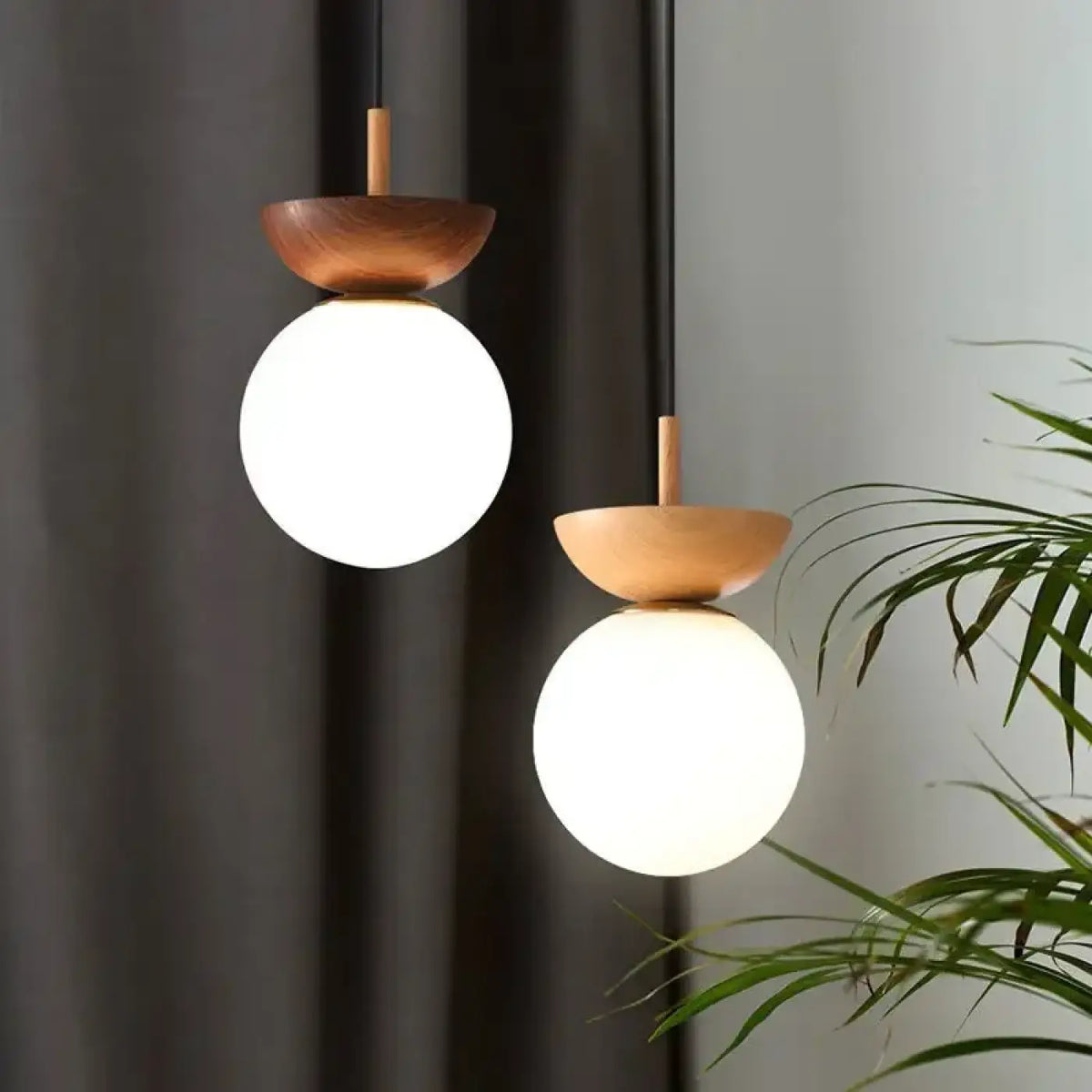 Suspension Scandinave Globe Opale – Fonelle