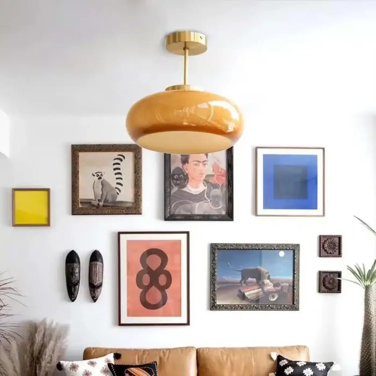 Suspension Bulle en Verre Teinté – Misel