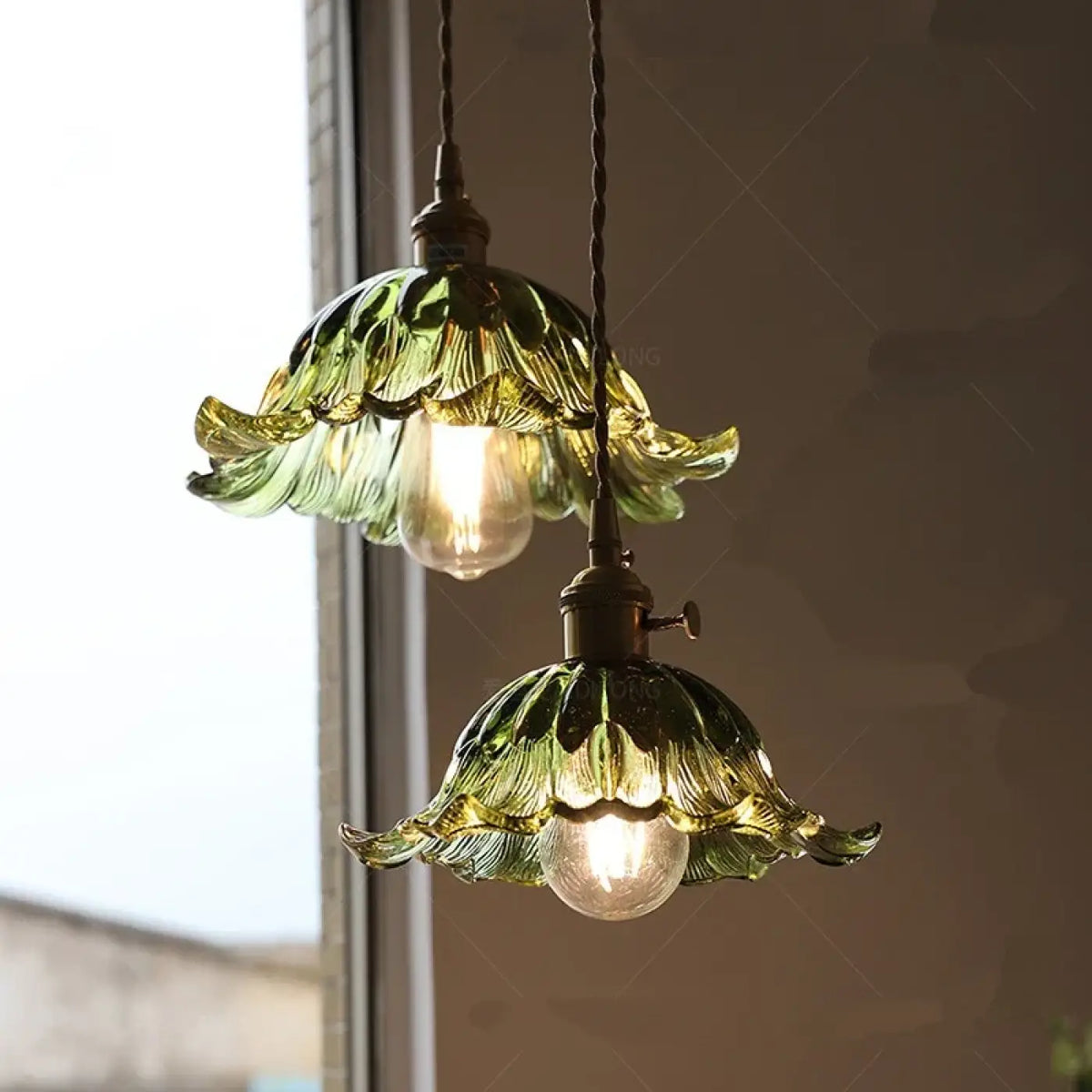 Suspension Vintage en Verre – Zaline