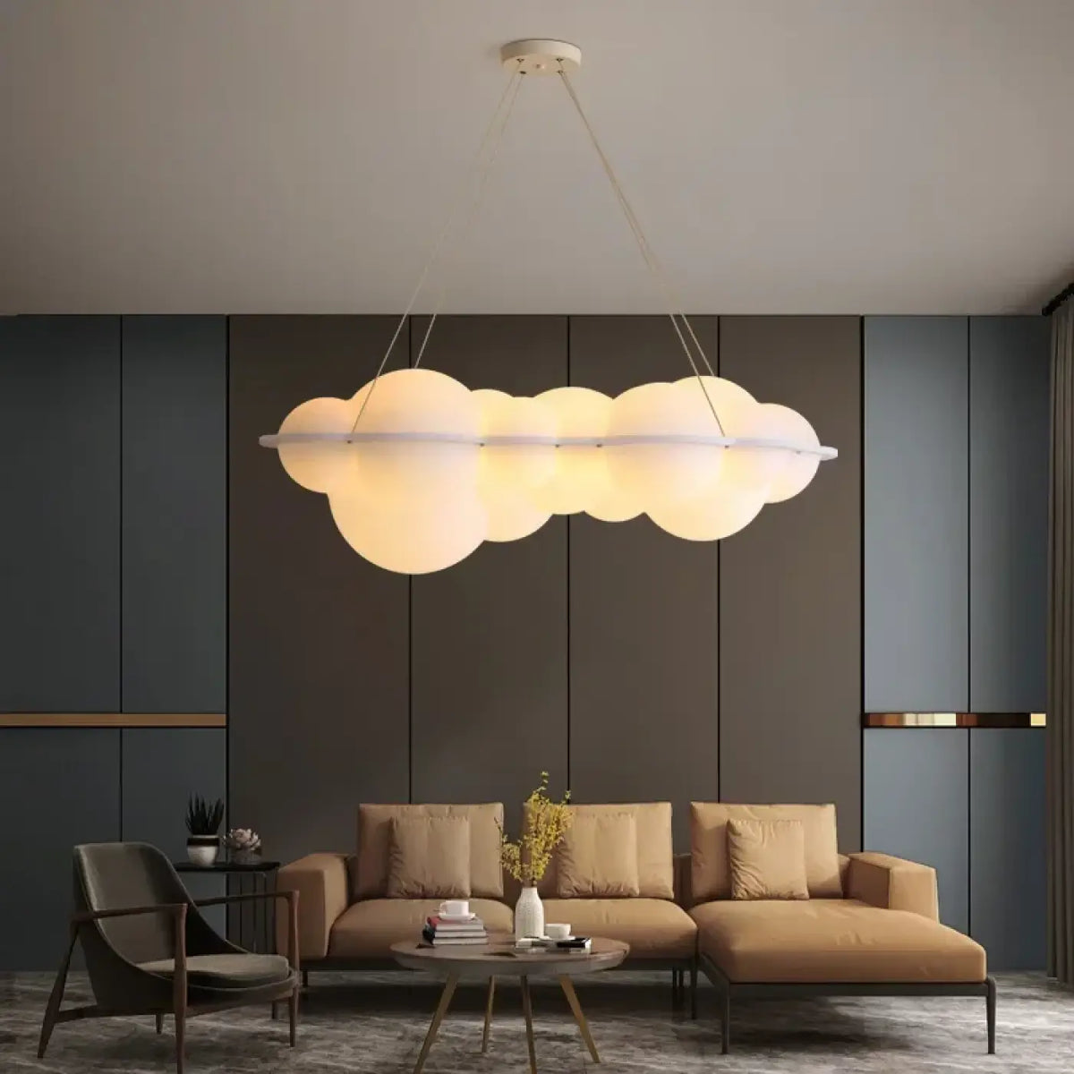 Suspension LED Nuage Moderne – Nodine
