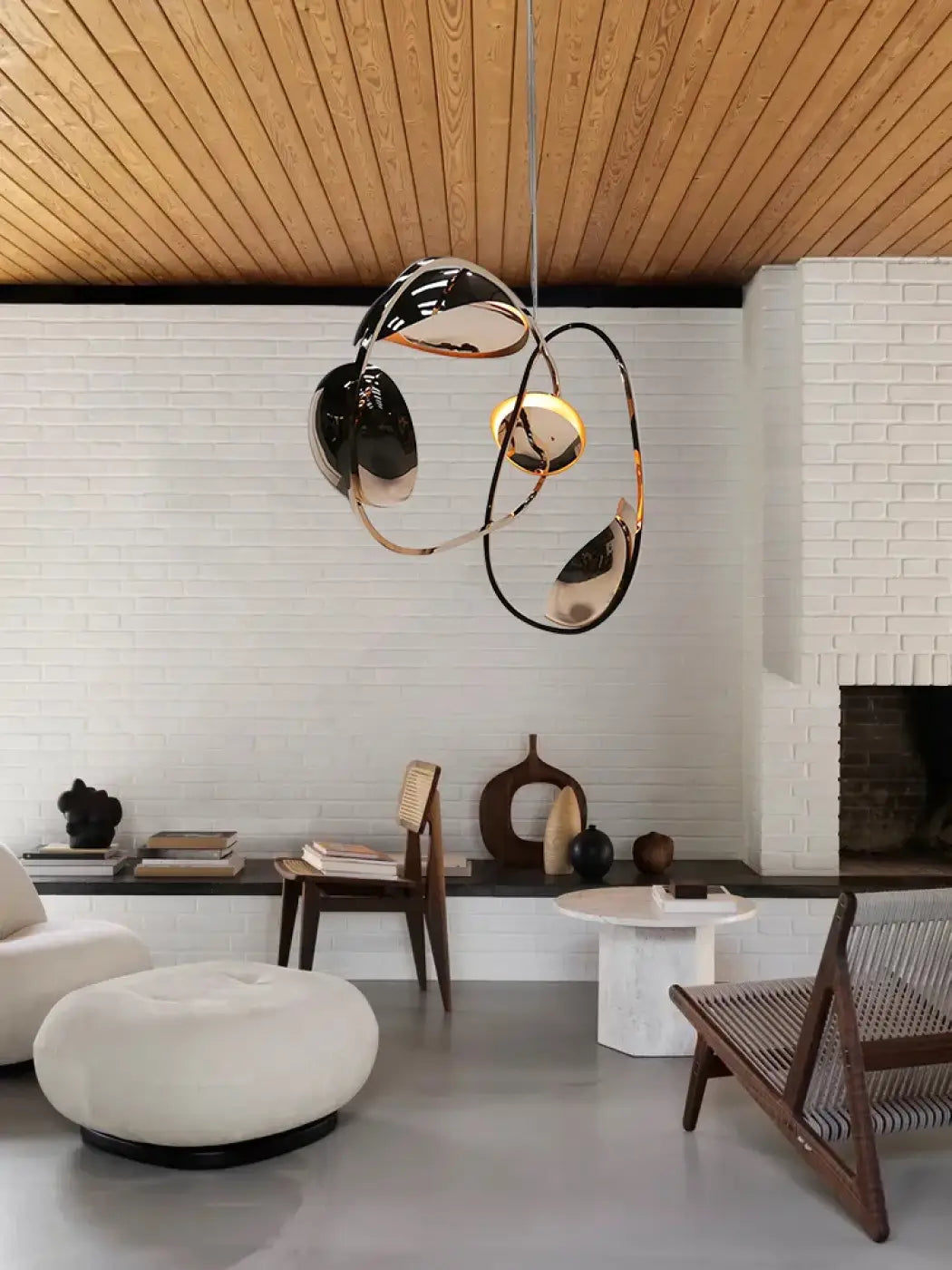 Suspension Noire Design Sculpturale – Sodane