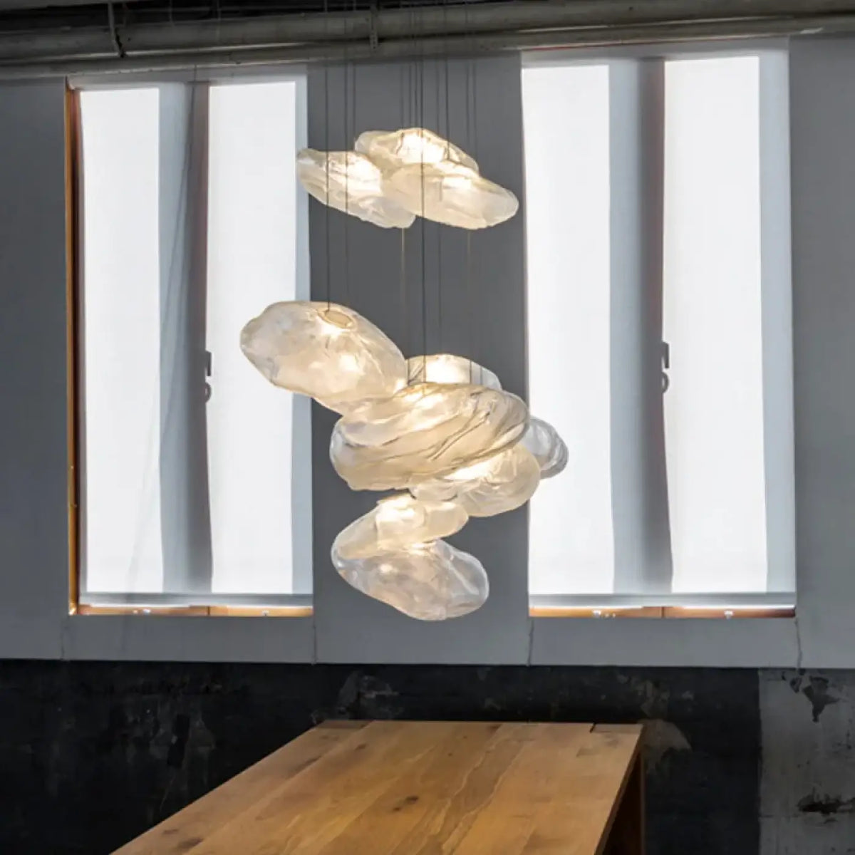 Suspension Nuage en Verre Sculptural – Simane