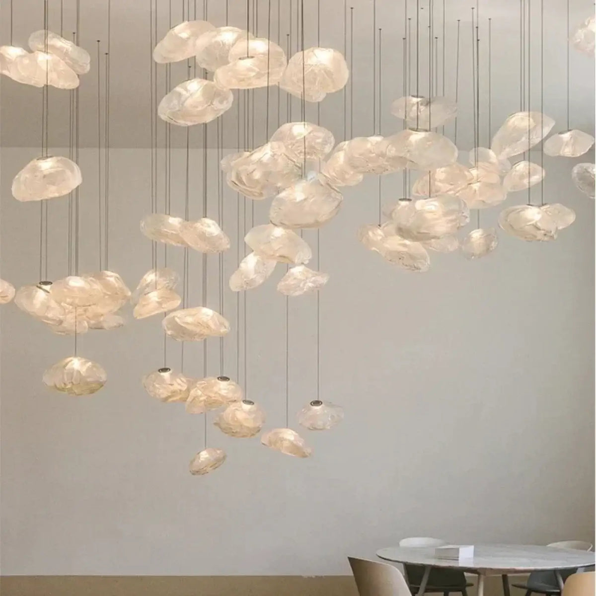 Suspension Nuage en Verre Soufflé – Viselle