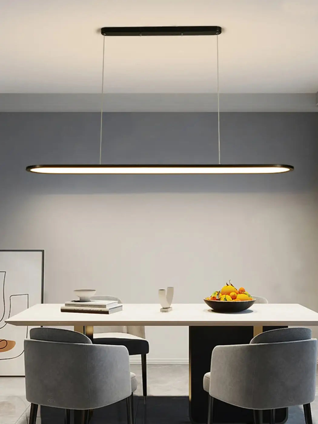 Suspension LED Ovale Minimaliste – Onel