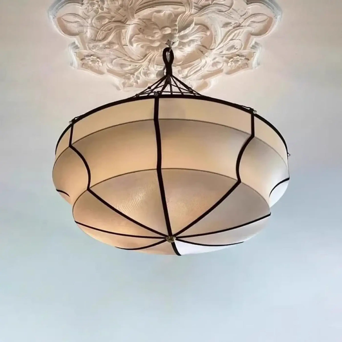 Suspension Ronde Noir et Blanc – Rono