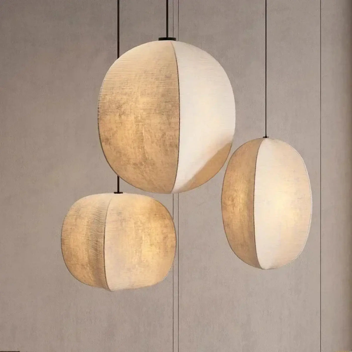 Suspension Trio Asymétrique en Tissu – Siron