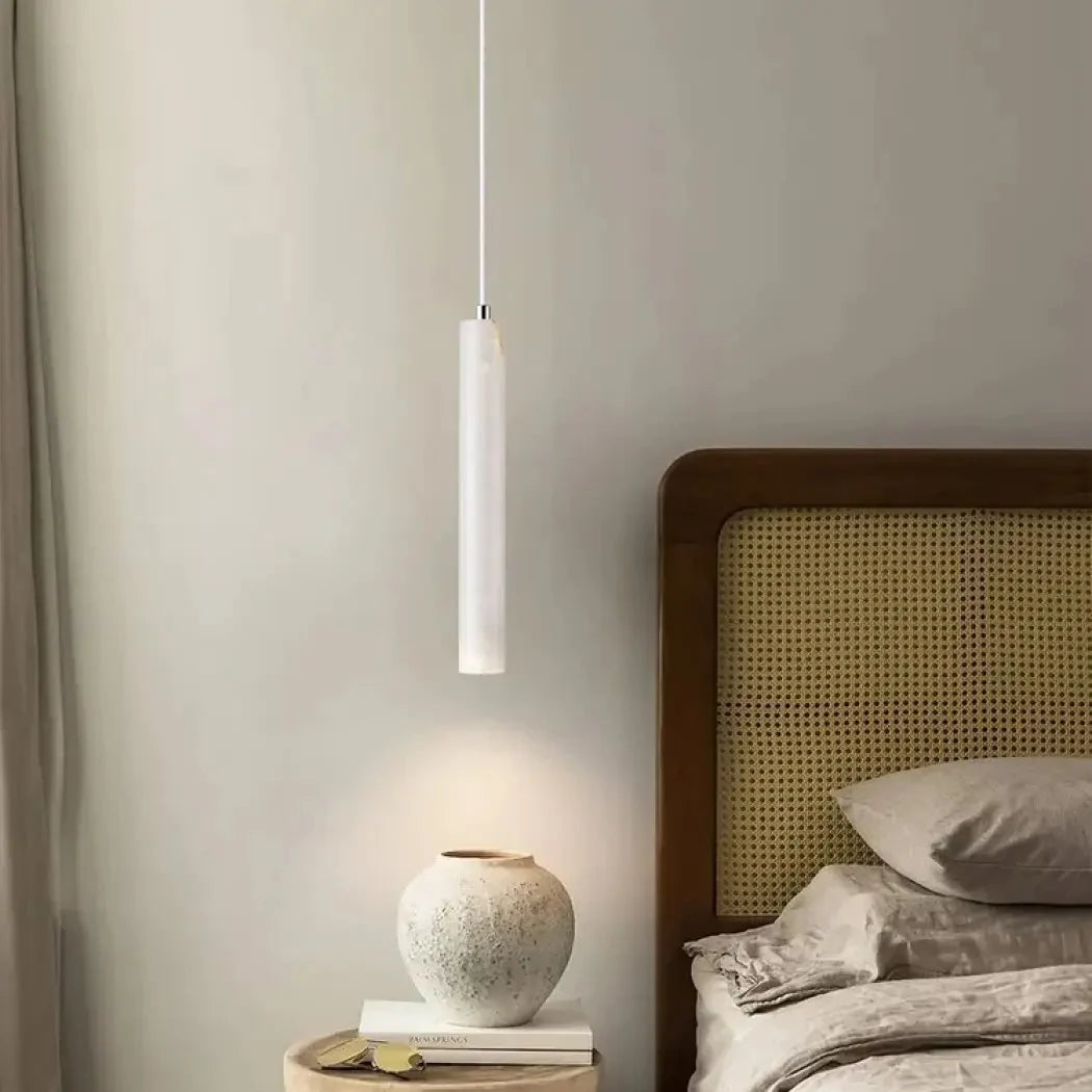 Suspension Tube LED Effet Pierre – Fason