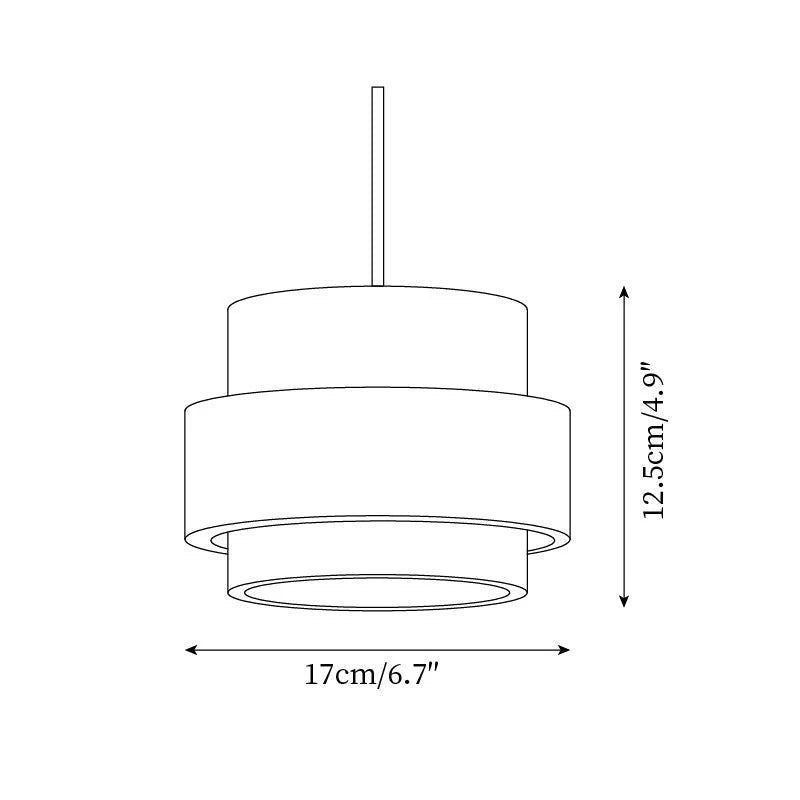 Suspension en Travertin et Bois – Théa